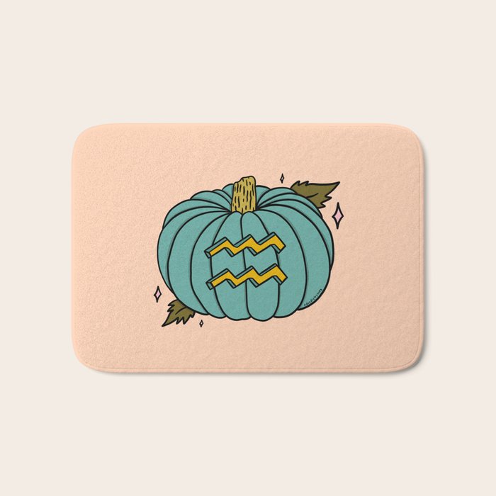 Aquarius Pumpkin Bath Mat Gallery Image 1