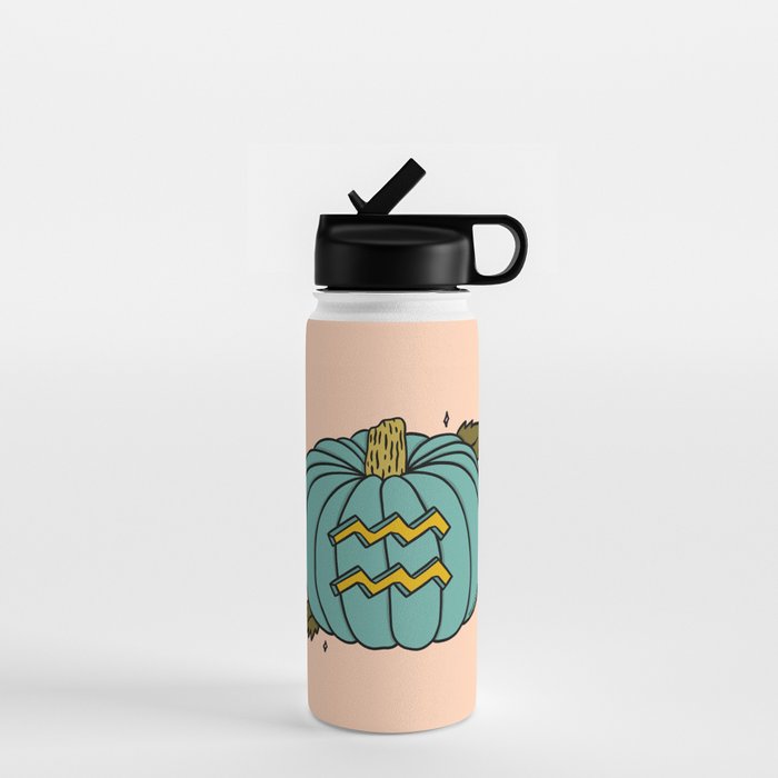 Aquarius Pumpkin Water Bottle Gallery Image 1