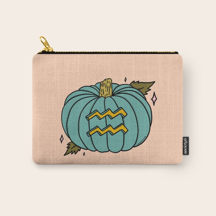 Aquarius Pumpkin Carry All Pouch Gallery Image 1