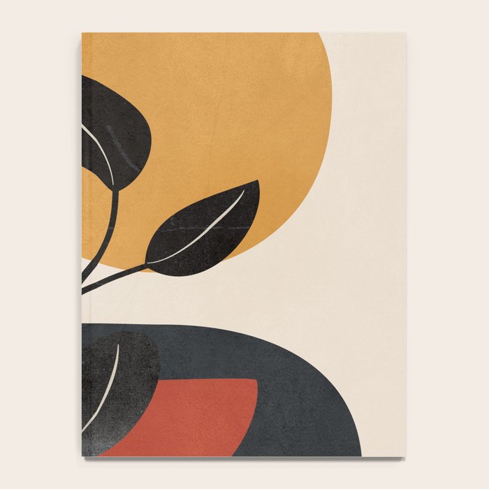 Modern Abstract Minimal Shapes Branches Art 6 Notebook Gallery Image 4