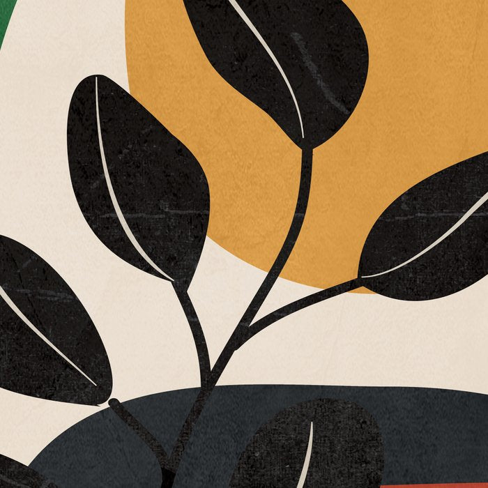 Modern Abstract Minimal Shapes Branches Art 6 Coffee Mug Gallery Image 2