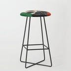 Modern Abstract Minimal Shapes Branches Art 6 Stool Gallery Image 1