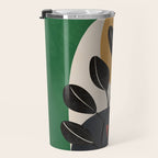 Modern Abstract Minimal Shapes Branches Art 6 Travel Mug Gallery Image 3