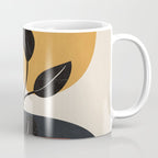 Modern Abstract Minimal Shapes Branches Art 6 Coffee Mug Gallery Image 1