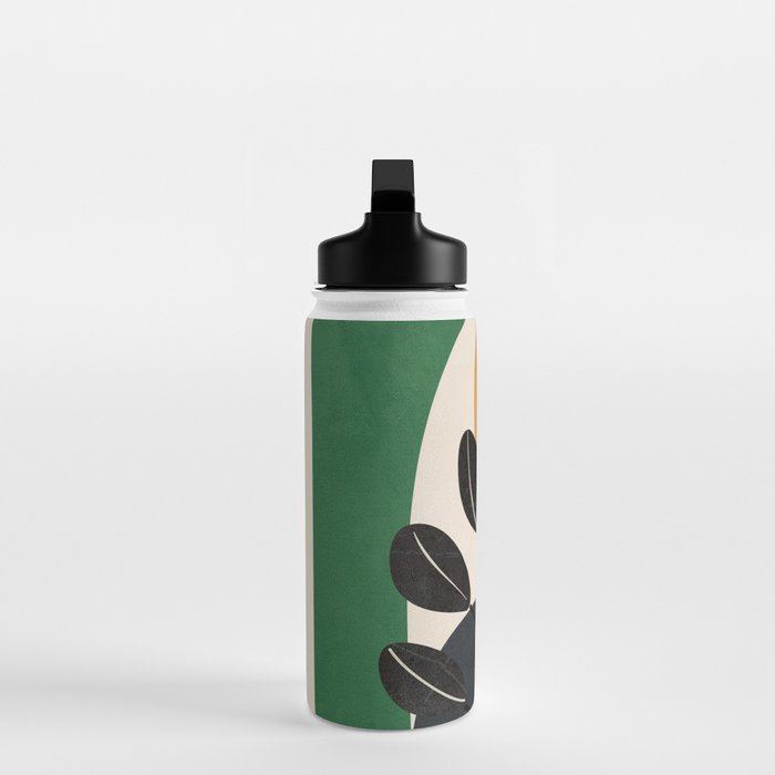 Modern Abstract Minimal Shapes Branches Art 6 Water Bottle Gallery Image 3