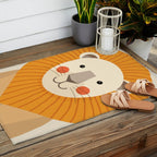Lion, Animal Portrait Outdoor Rug Gallery Image 2