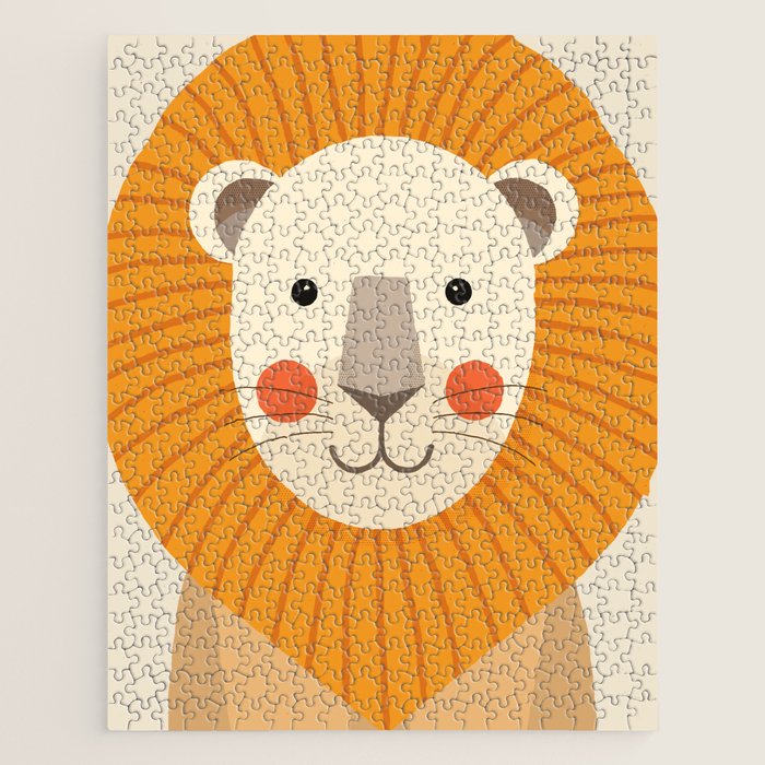 Lion, Animal Portrait Jigsaw Puzzle Gallery Image 1