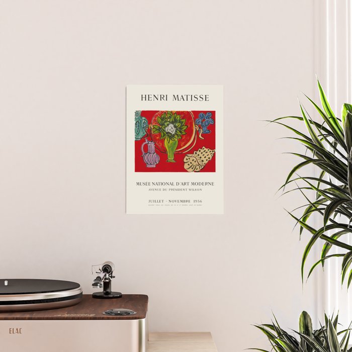 Henri Matisse Vintage Art Exhibition Poster, 1956 Poster Gallery Image 2