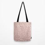 William Morris Vintage Strawberry Thief Pink & White Pattern Tote Bag Gallery Image 2