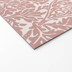 William Morris Vintage Strawberry Thief Pink & White Pattern Welcome Mat Gallery Image 2