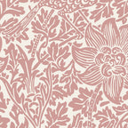 William Morris Vintage Strawberry Thief Pink & White Pattern Coffee Mug Gallery Image 2