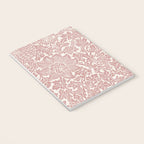 William Morris Vintage Strawberry Thief Pink & White Pattern Notebook Gallery Image 3