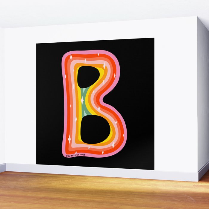 Rainbow B Wall Mural Gallery Image 2