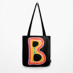 Rainbow B Tote Bag Gallery Image 2