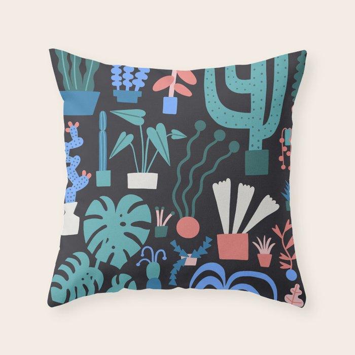 Plant Parent Paradise Throw Pillow Gallery Image 6
