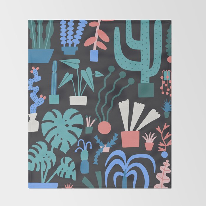 Plant Parent Paradise Throw Blanket Gallery Image 2