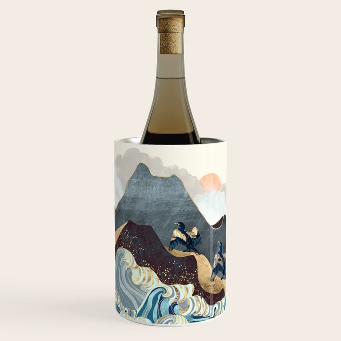 Metallic Waves Wine Chiller Gallery Image 1