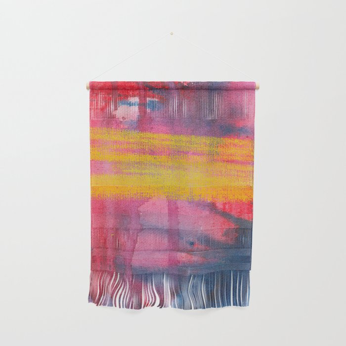 Color Play - abstract watercolor acrylic painting Wall Hanging Gallery Image 1