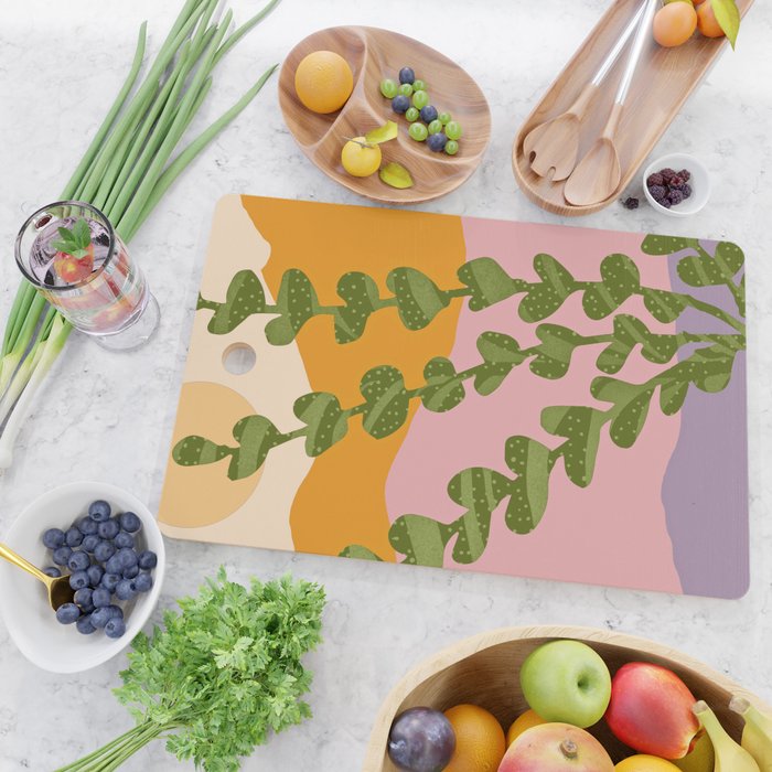 Summer Evening Mountains Cutting Board Gallery Image 2