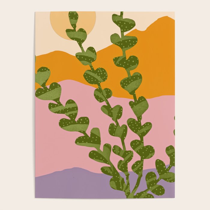 Summer Evening Mountains Poster Gallery Image 4