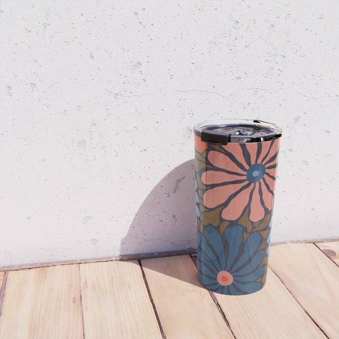 Lazy Florals #4 Travel Mug Gallery Image 4
