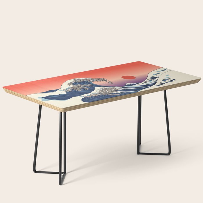 The Great Wave of Sloth Coffee Table Gallery Image 1