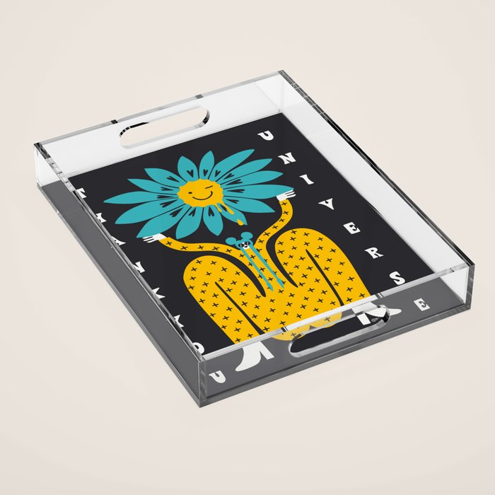 Thank You Universe Acrylic Tray Gallery Image 1