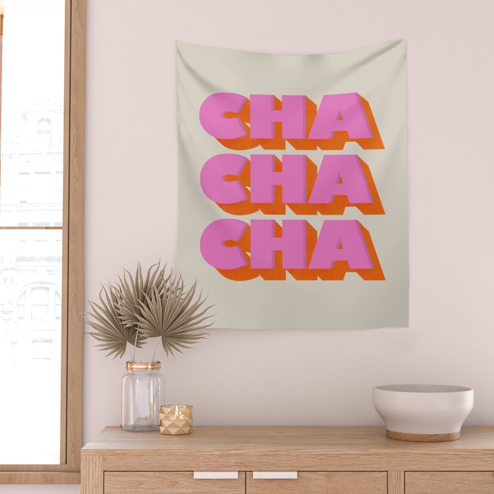 Cha Cha Cha Wall Tapestry Gallery Image 2