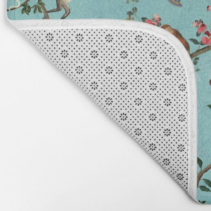 Monkey World Aqua Bath Mat Gallery Image 2