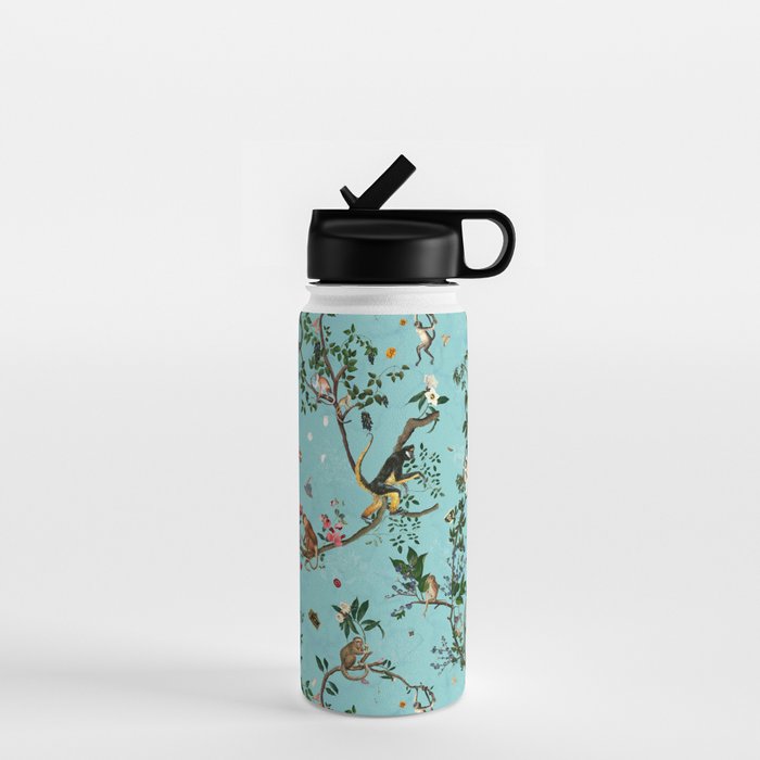 Monkey World Aqua Water Bottle Gallery Image 1