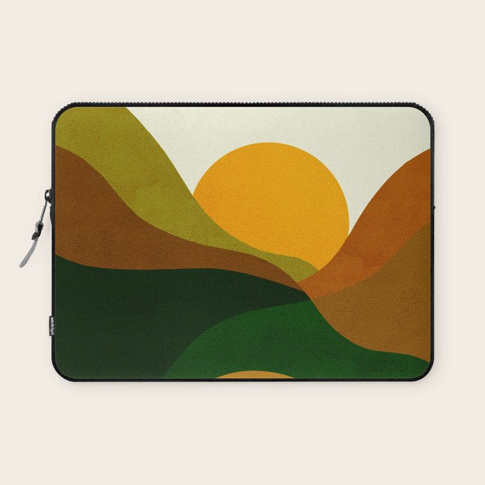 Abstraction_NEW_SUN_LANDSCAPE_SPRING_Minimalism_001B Laptop Sleeve Gallery Image 1