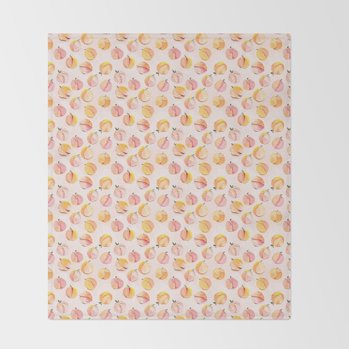 Peaches and Cream 13 Throw Blanket Gallery Image 2