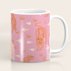 Oriental pink tigers Coffee Mug Gallery Image 1