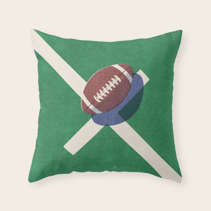 BALLS / American Football I Throw Pillow Gallery Image 1