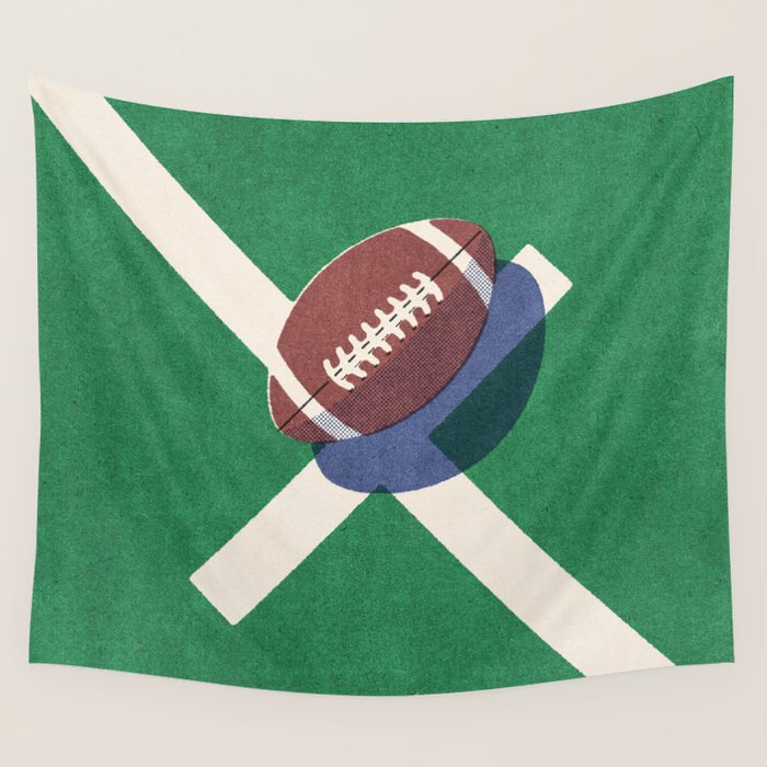 BALLS / American Football I Wall Tapestry Gallery Image 4