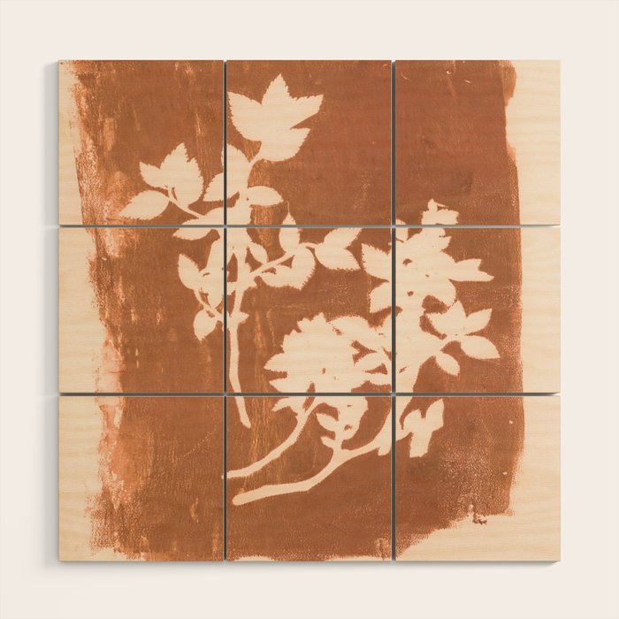botanical reminiscences 1 cinnamon Wood Wall Art Gallery Image 1