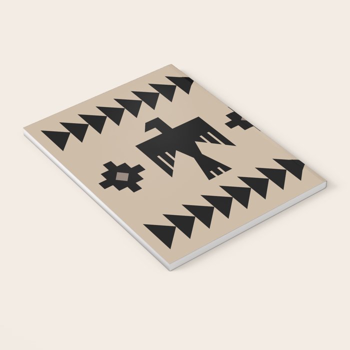 Southwestern Eagle and Arrow Pattern 125 Notebook Gallery Image 3