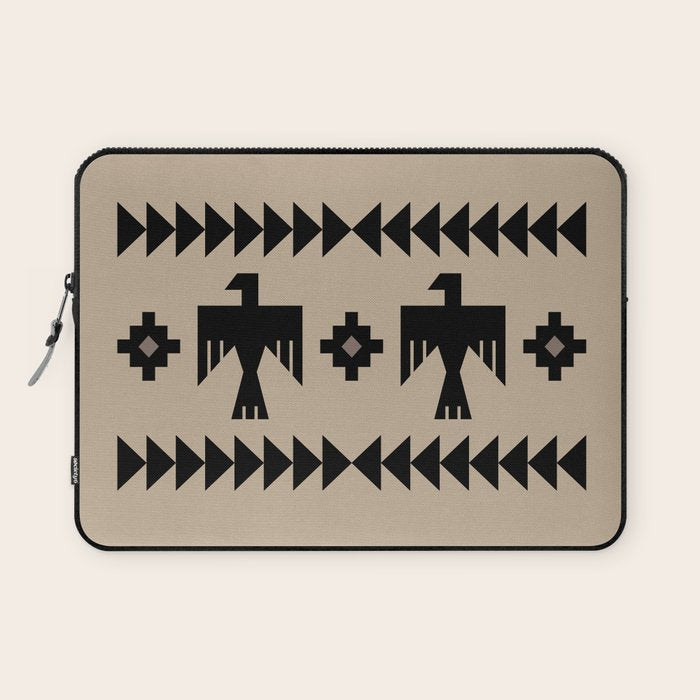 Southwestern Eagle and Arrow Pattern 125 Laptop Sleeve Gallery Image 1