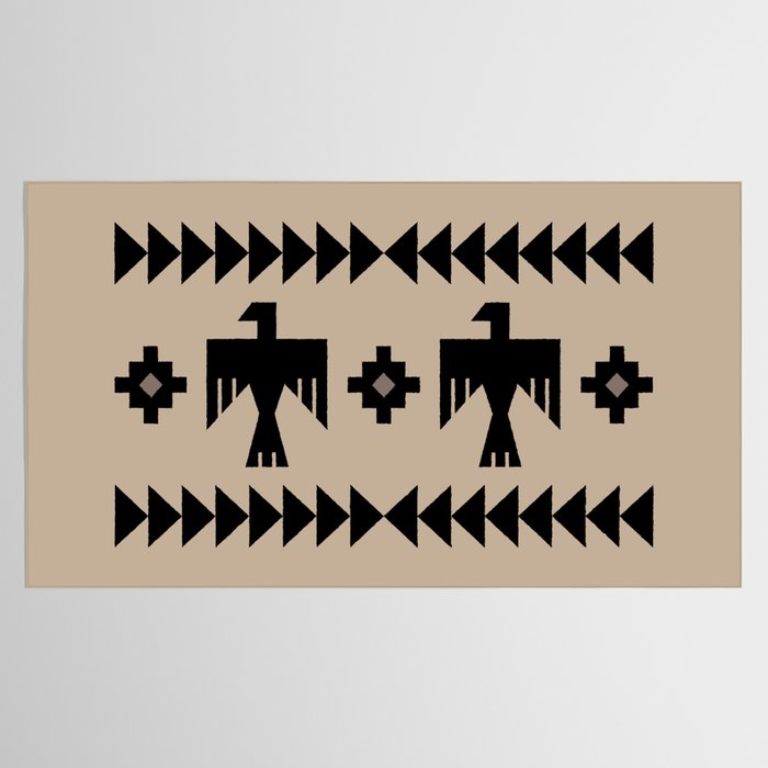 Southwestern Eagle and Arrow Pattern 125 Tablecloth Gallery Image 2