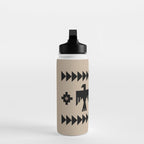 Southwestern Eagle and Arrow Pattern 125 Water Bottle Gallery Image 3