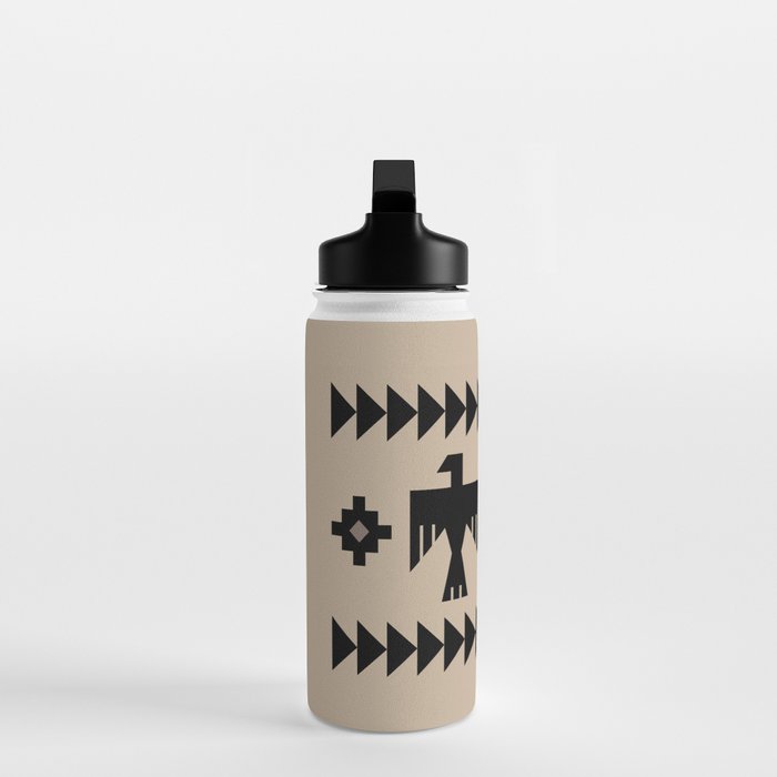Southwestern Eagle and Arrow Pattern 125 Water Bottle Gallery Image 3