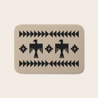 Southwestern Eagle and Arrow Pattern 125 Bath Mat Gallery Image 1