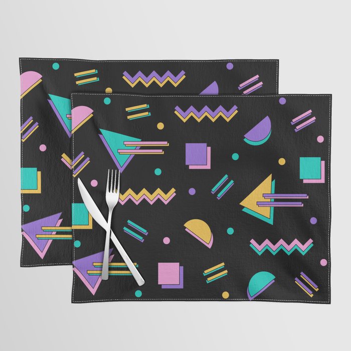 Memphis pattern 105 - 80s / 90s Retro Placemat Gallery Image 1