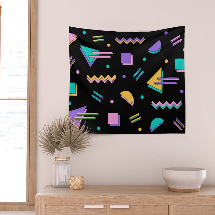 Memphis pattern 105 - 80s / 90s Retro Wall Tapestry Gallery Image 2