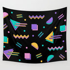 Memphis pattern 105 - 80s / 90s Retro Wall Tapestry Gallery Image 4