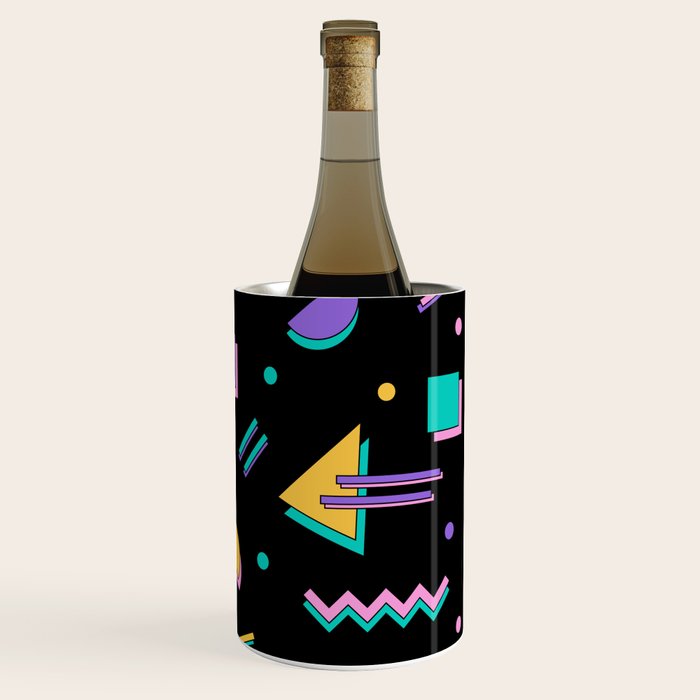 Memphis pattern 105 - 80s / 90s Retro Wine Chiller Gallery Image 3