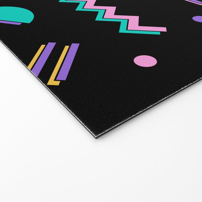 Memphis pattern 105 - 80s / 90s Retro Welcome Mat Gallery Image 2