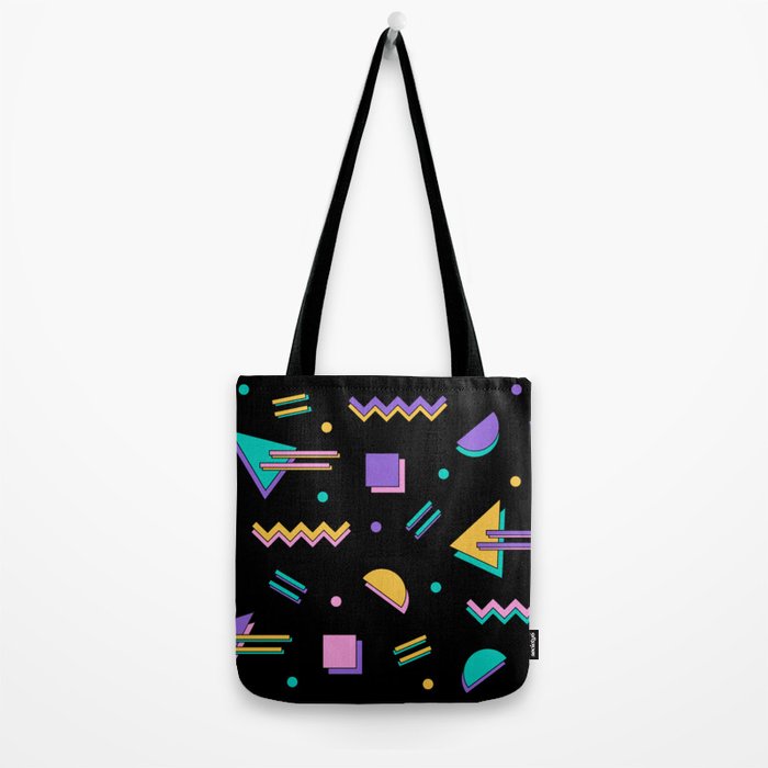Memphis pattern 105 - 80s / 90s Retro Tote Bag Gallery Image 2