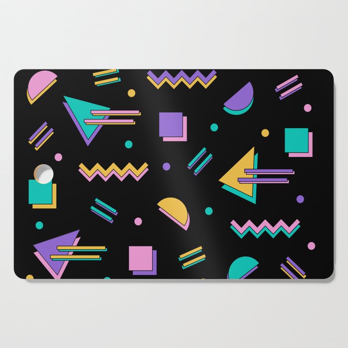 Memphis pattern 105 - 80s / 90s Retro Cutting Board Gallery Image 1