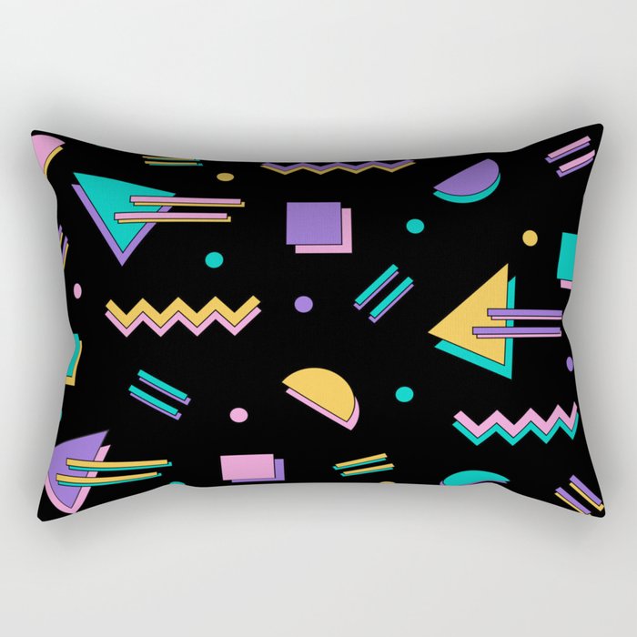Memphis pattern 105 - 80s / 90s Retro Rectangular Pillow Gallery Image 2